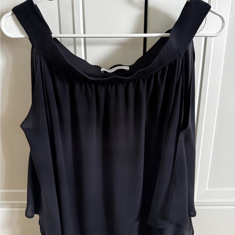 Bailey 44 Elegant Black Sleeveless Top